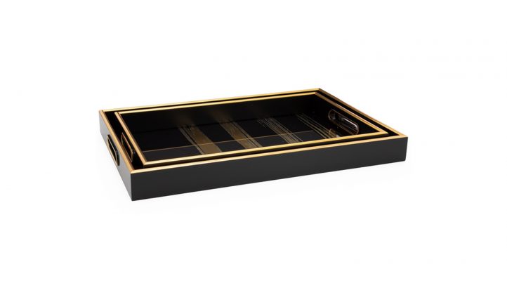 Savoy-Gold-Trim-Rectangle-Trays-SetofTwo- Gold-Stripe-1