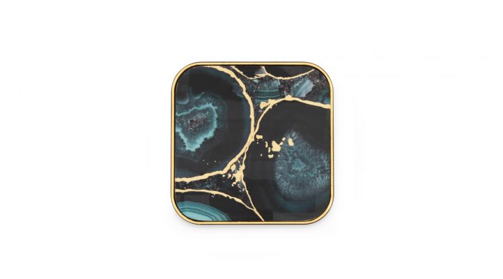 Savoy-Gold-Trim-Round-Coasters-Set-of-Four-Agate-2