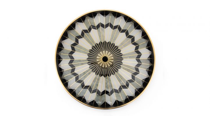 Savoy-Gold-Trim-Round-Trays-SetofTwo-Mosaic-2