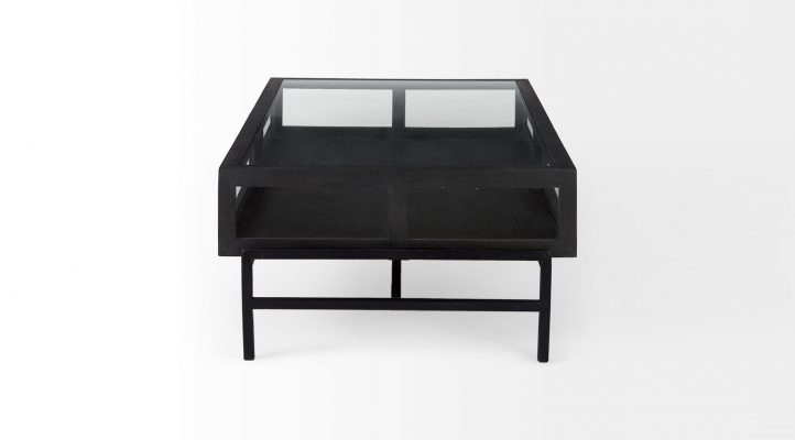 Lyon-48-dark-brown-w-black-metal-base-square-display-coffee-table-3