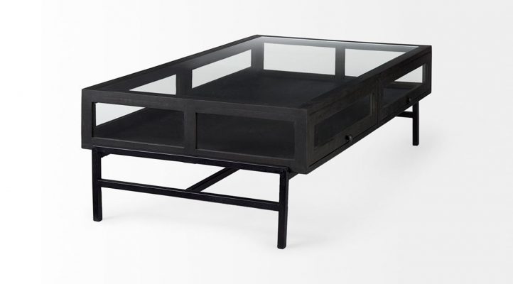 Lyon-48-dark-brown-w-black-metal-base-square-display-coffee-table-5
