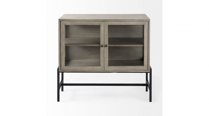 lyon-36lx18wx32h-gray-wood-w-black-metal-base-2-door-accent-cabinet-2
