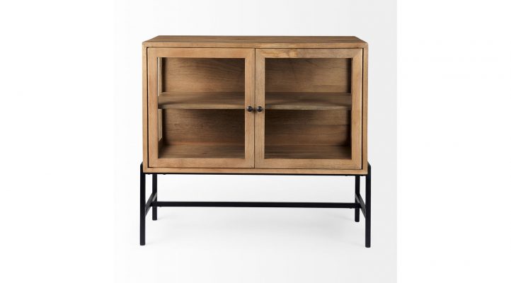 lyon-36lx18wx32h-light-brown-w-black-metal-base-2-door-accent-cabinet-2