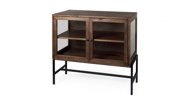 lyon-36lx18wx32h-medium-brown-wood-w-black-metal-base-2-door-accent-cabinet-1