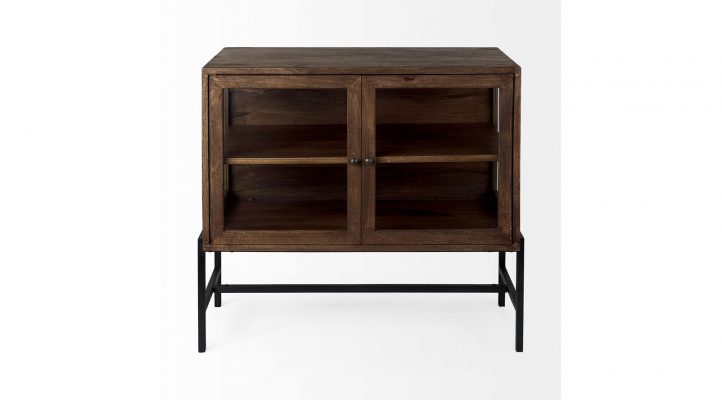 lyon-36lx18wx32h-medium-brown-wood-w-black-metal-base-2-door-accent-cabinet-2