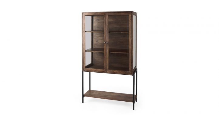 lyon-36lx18wx63h-medium-brown-wood--w-black-metal-base-display-cabinet-1