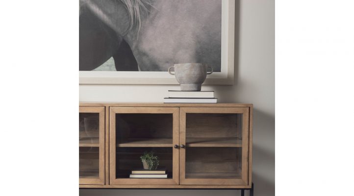 lyon-70lx18wx32h-light-brown-w-black-metal-base-4-door-glass-cabinet-sideboard-12