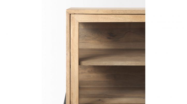 lyon-70lx18wx32h-light-brown-w-black-metal-base-4-door-glass-cabinet-sideboard-6