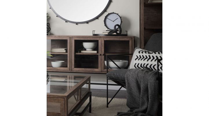 lyon-70lx18wx32h-medium-brown-w-black-metal-base-4-door-glass-cabinet-sideboard-12
