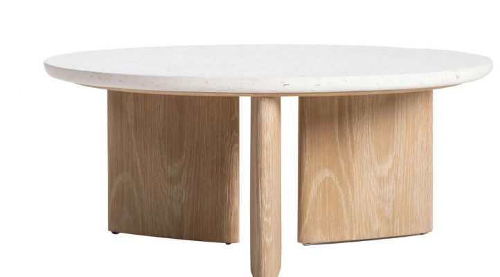 Eternity Coffee Table - Seashell Finish-2