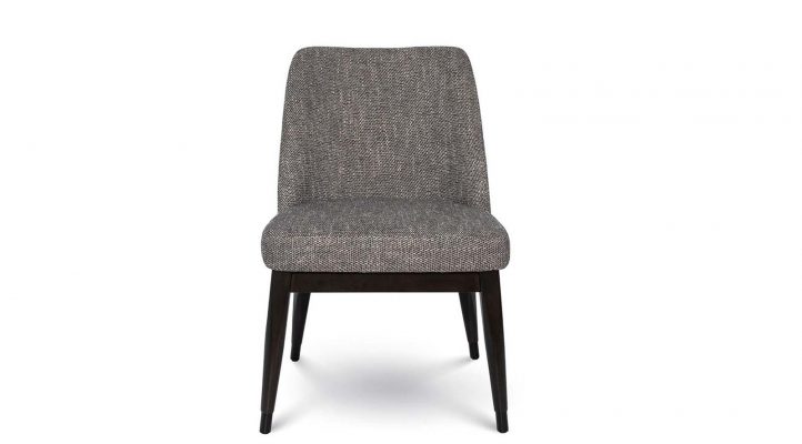 Fawcett Dining Chair- Dark Base- Pepper-1
