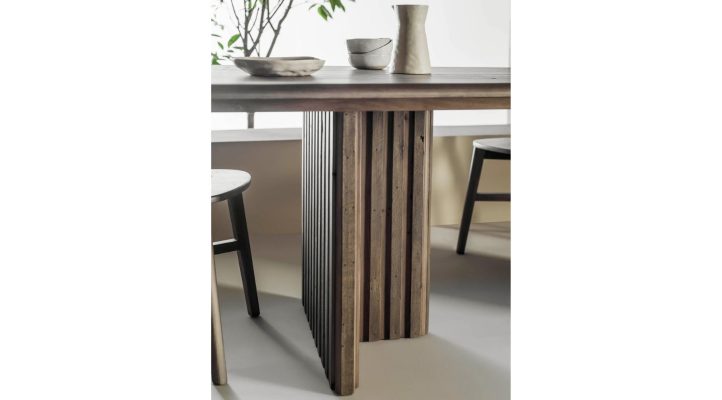 Lino Dining Table - Rustic Saddle Tan (3)