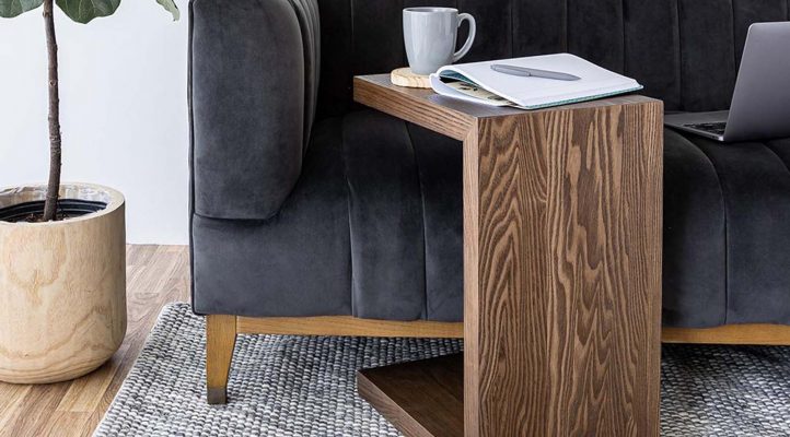 Oscar C Table - Dark Oak-3