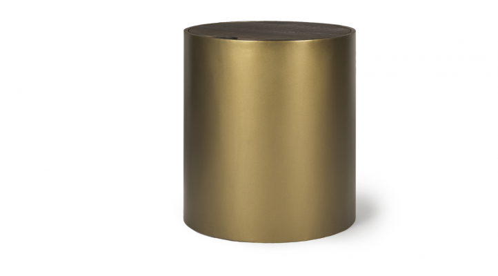 Eclipse Side Table-GOLD METAL-1