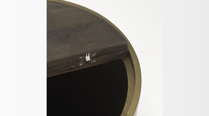 Eclipse Side Table-GOLD METAL-4