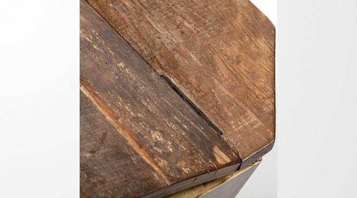 Esagono- Gold Side Table-7