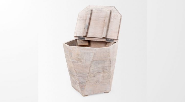 Esagono- Light Brown Side Table-5
