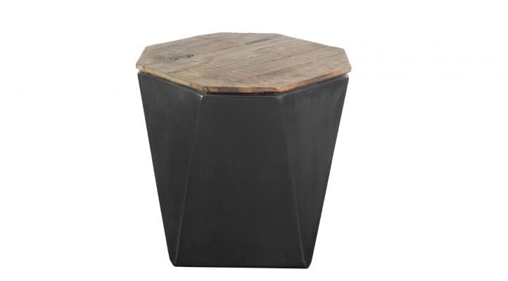 Esagono- black Side Table-1