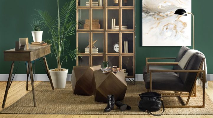 Exagoni Black Side Table-4