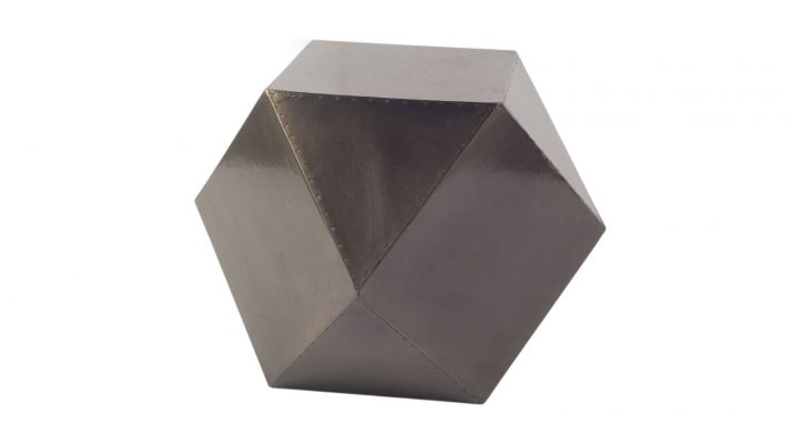 Exagoni black Side Table-1