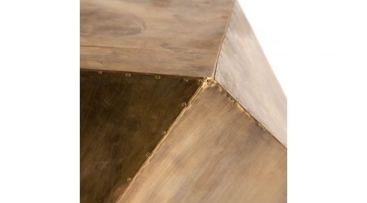 Exagoni gold Side Table-3