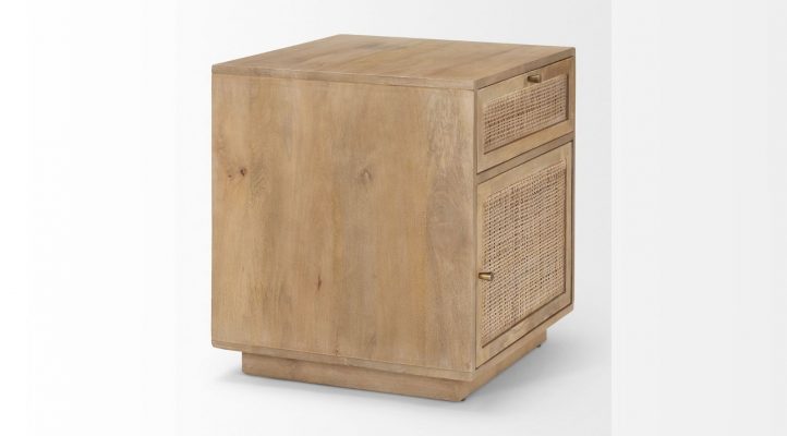 Grier Light Brown Side Table-4