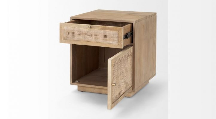 Grier Light Brown Side Table-5