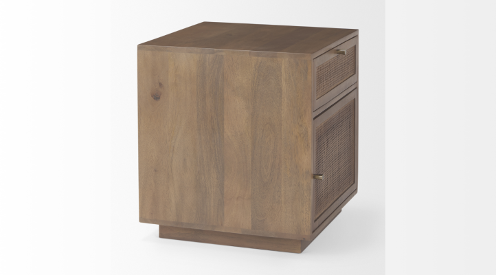 Grier Medium Brown Side Table-5