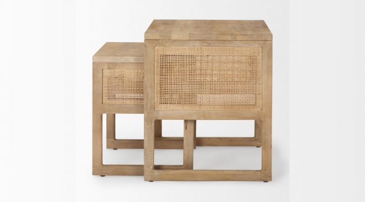 Grier Set of 2 light Brown-3