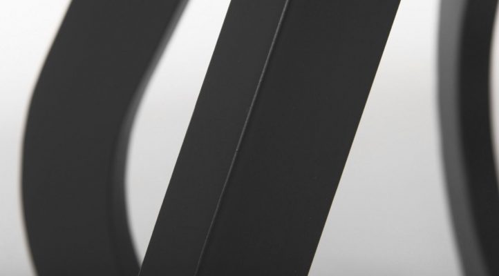Laurent Dining Table- Black Metal-7