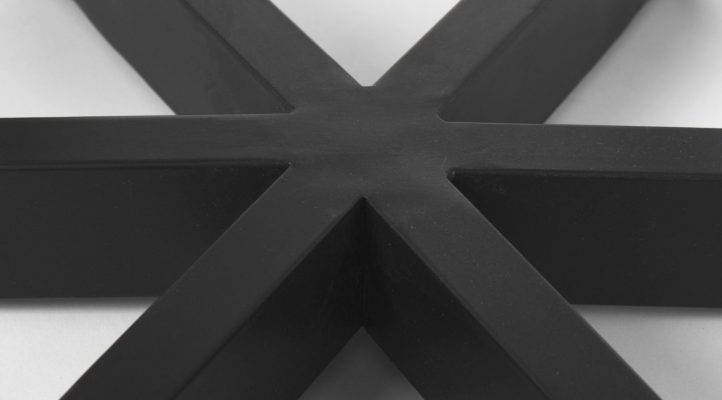 Laurent Dining Table- Black Metal-8
