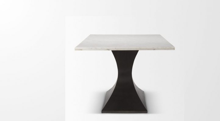 Maxton Dining Table- White Marble-3