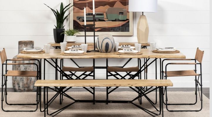 Papillion Dining Table- Blonde Wood-11