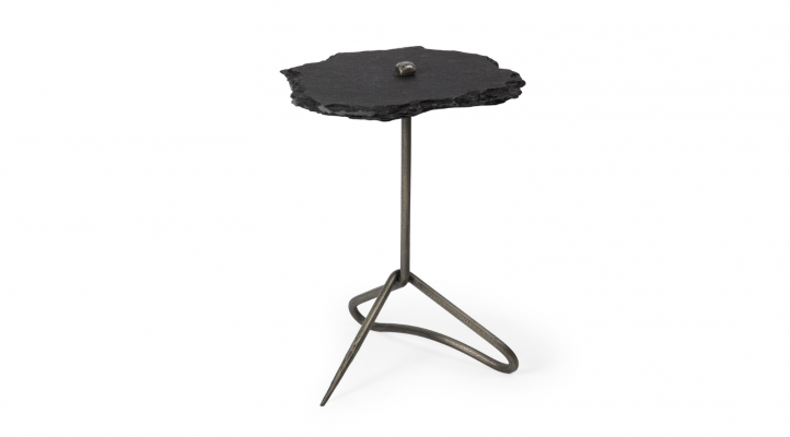 Pinera II - BLACK Accent Table-1