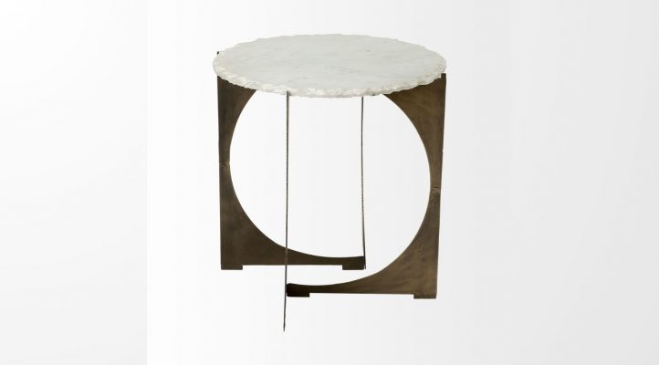 Reinhold II Side Table- Gold-2