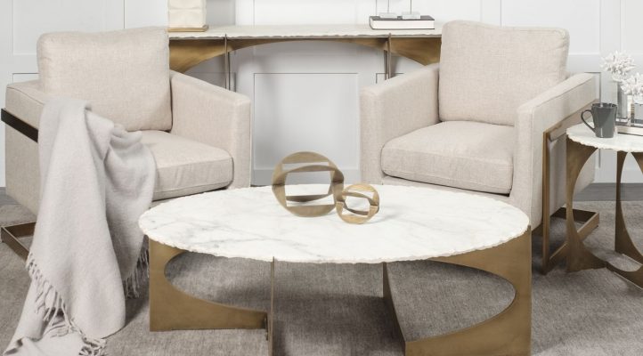 Reinhold II Side Table- Gold-8