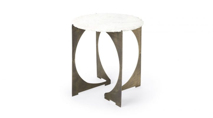 Reinhold II Side Table- Gold1