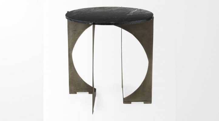 Reinhold II Side Table- black-2