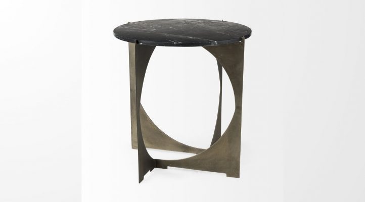 Reinhold II Side Table- black-5