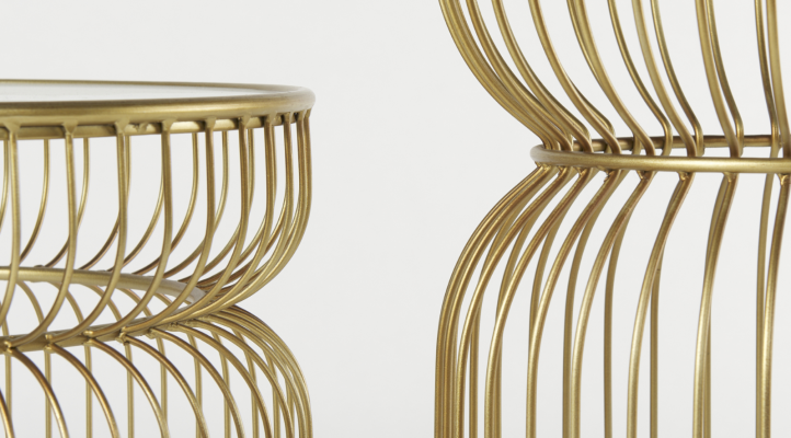 Shani Set of 2 Round-gold-4