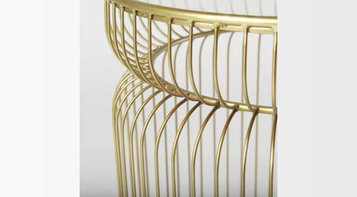 Shani Set of 2 Round-gold-7