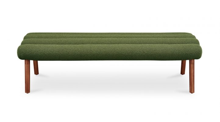 ARLO BENCH PERFORMANCE FABRIC- DARK GREEN--1