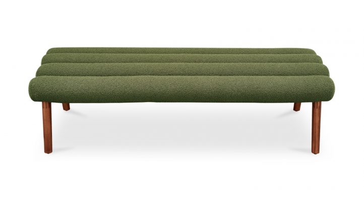 ARLO BENCH PERFORMANCE FABRIC- DARK GREEN--2