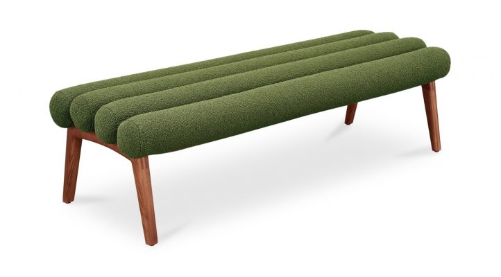 ARLO BENCH PERFORMANCE FABRIC- DARK GREEN--3