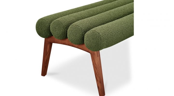 ARLO BENCH PERFORMANCE FABRIC- DARK GREEN--4