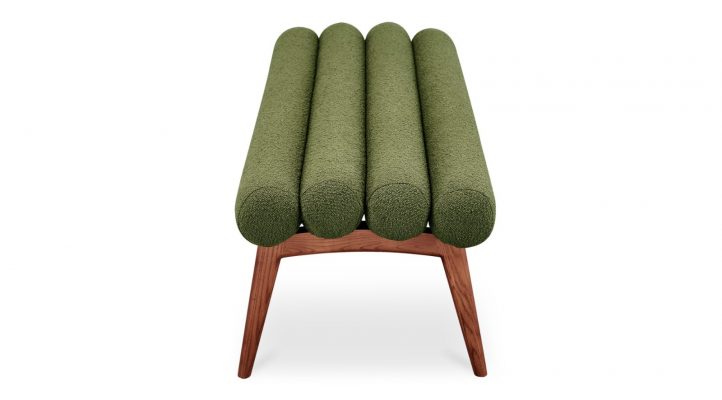 ARLO BENCH PERFORMANCE FABRIC- DARK GREEN--5