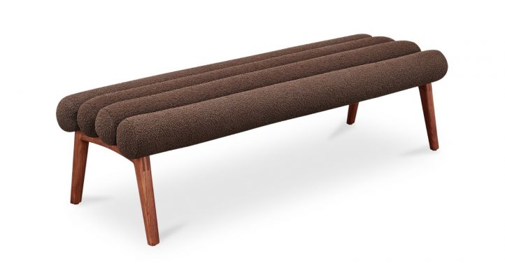 Arlo Bench Performance Fabric- Deep Brown-4