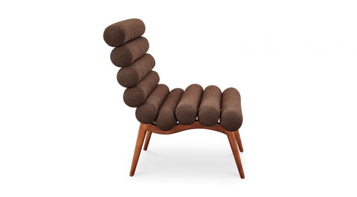 Arlo Bench Performance Fabric- Deep Brown-4