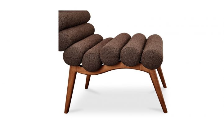 Arlo Bench Performance Fabric- Deep Brown-5