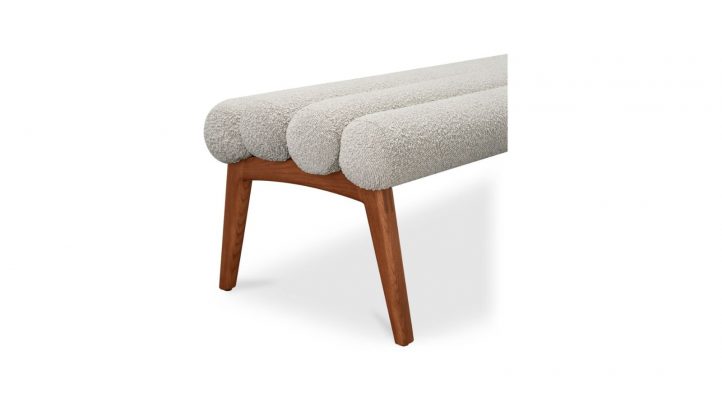 Arlo Bench Performance Fabric- Off White-4